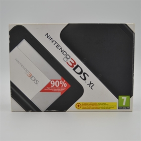 Nintendo 3DS XL - Sort - Konsol - I æske - SNR SEF114750020 (B Grade) (Genbrug)